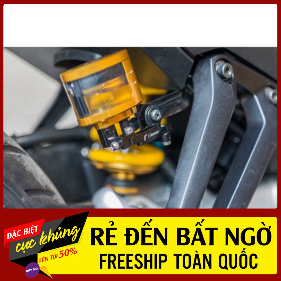 [HÌNH THẬT] Pat bình dầu cnc Rizoma gắn trước hoặc sau đều được MS 800 ĐẠI KA XE