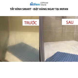 Nước Tẩy Rửa Cặn Canxi Trên Kính SMART TK - Vệ Sinh Sạch Cặn Bám Lâu Ngày Vách Kính Nhà Tắm, Gương - Loại Mạnh Nhất