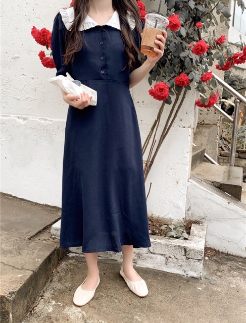 Váy babydoll dáng dài