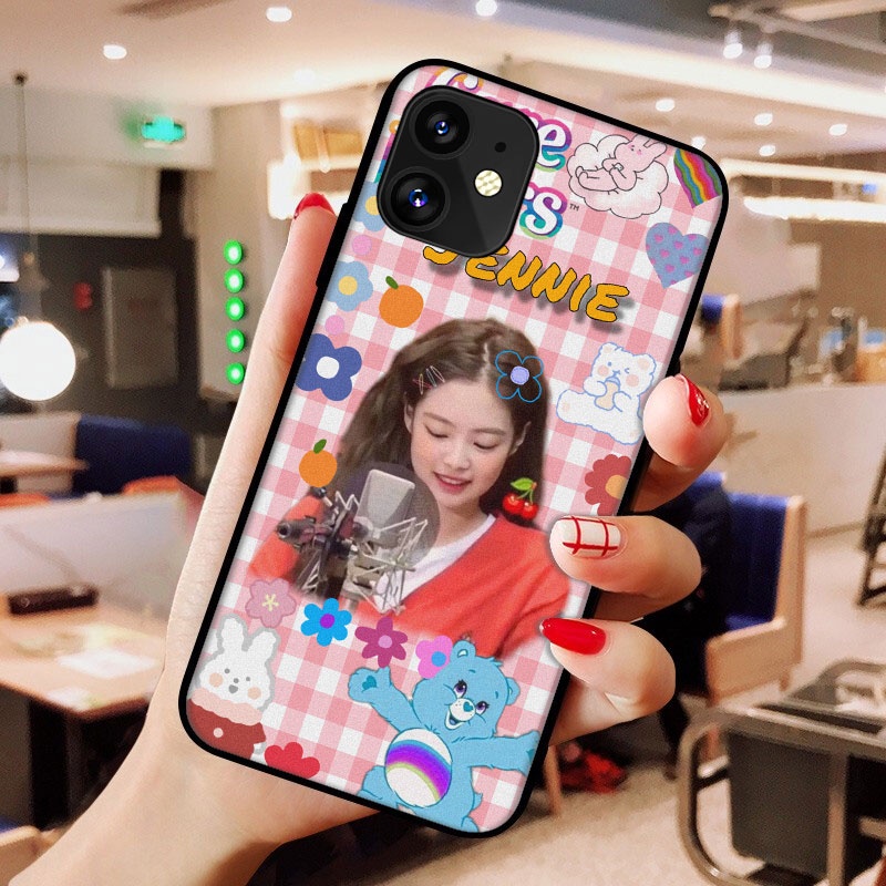 Ốp Điện Thoại Hình Jennie Cho iPhone 11 XR XS 5 5S 6 6S 7 / 8 / SE 2020 Plus