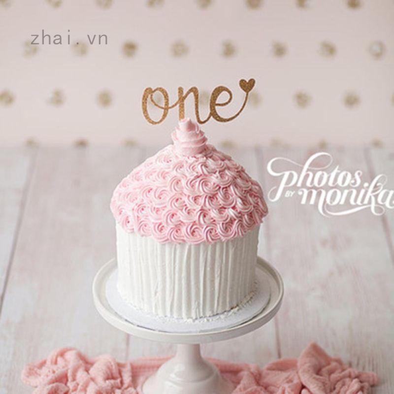Cây cắm bánh sinh nhật 1 Topper hình số 1 dùng cho tiệc sinh nhật