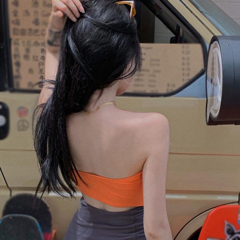 Áo yếm hở lưng màu trơn cho nữ