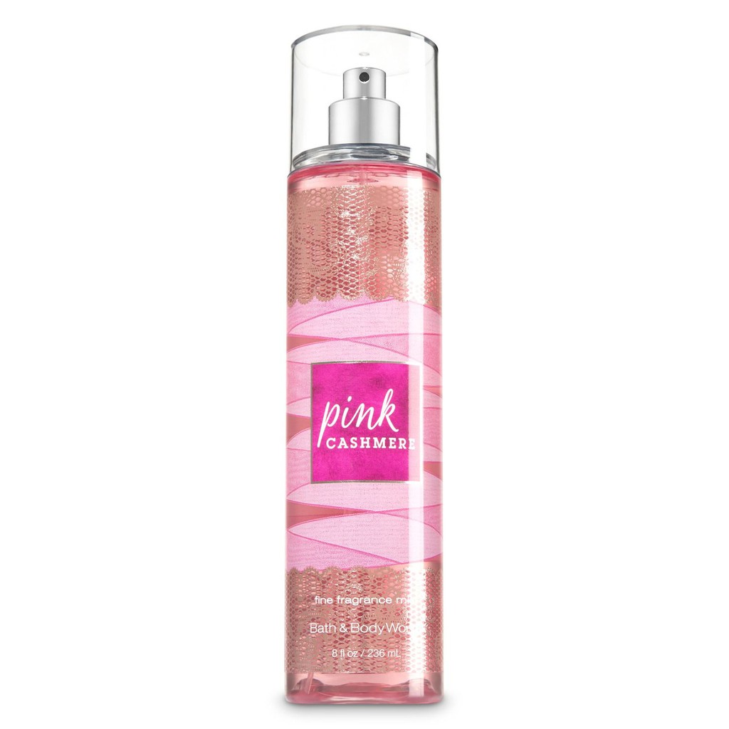 Auth] Sản Phẩm Tắm Dưỡng Xịt Thơm Mịn Da Lưu Hương Toàn Thân Bath & Body Works - Pink Cashmere | Thế Giới Skin Care