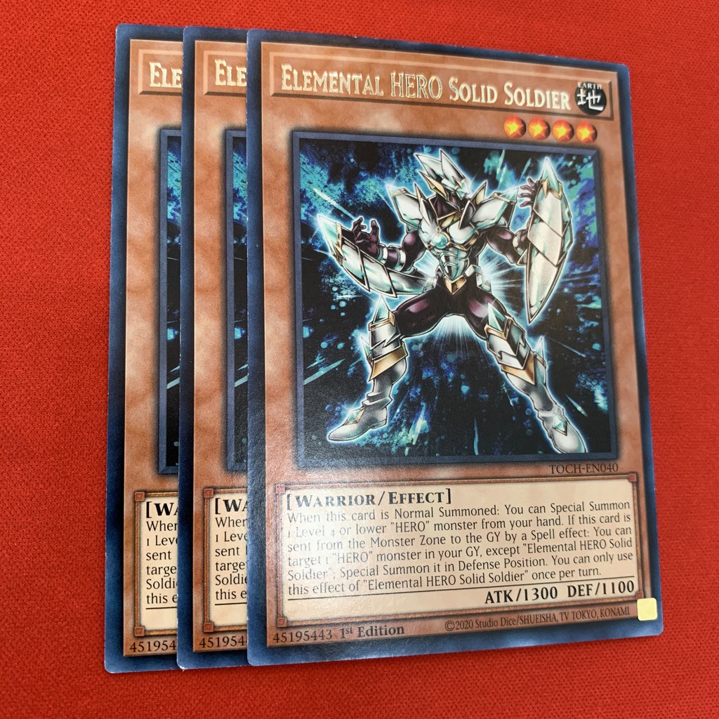 [EN][Thẻ Bài Yugioh Chính Hãng] Elemental Hero Solid Soldier