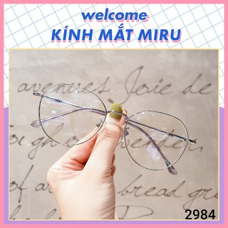 Gọng Kính Cận  MIRU Kim Loại Viền Mảnh Nam Nữ - 2984