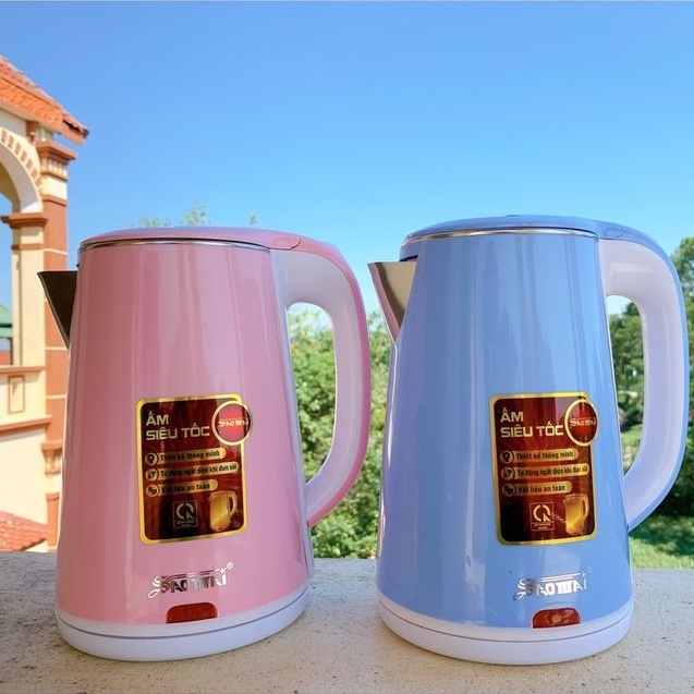 Ấm siêu tốc thái lan Jiplai bình đun nước 2.5 lít chống giật sôi nhanh ấm đun cách nhiệt cách điện tốt tiện lợi Angola