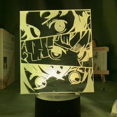 Đèn led 3D 7 màu hình nhân vật hoạt hình trang trí nội thất