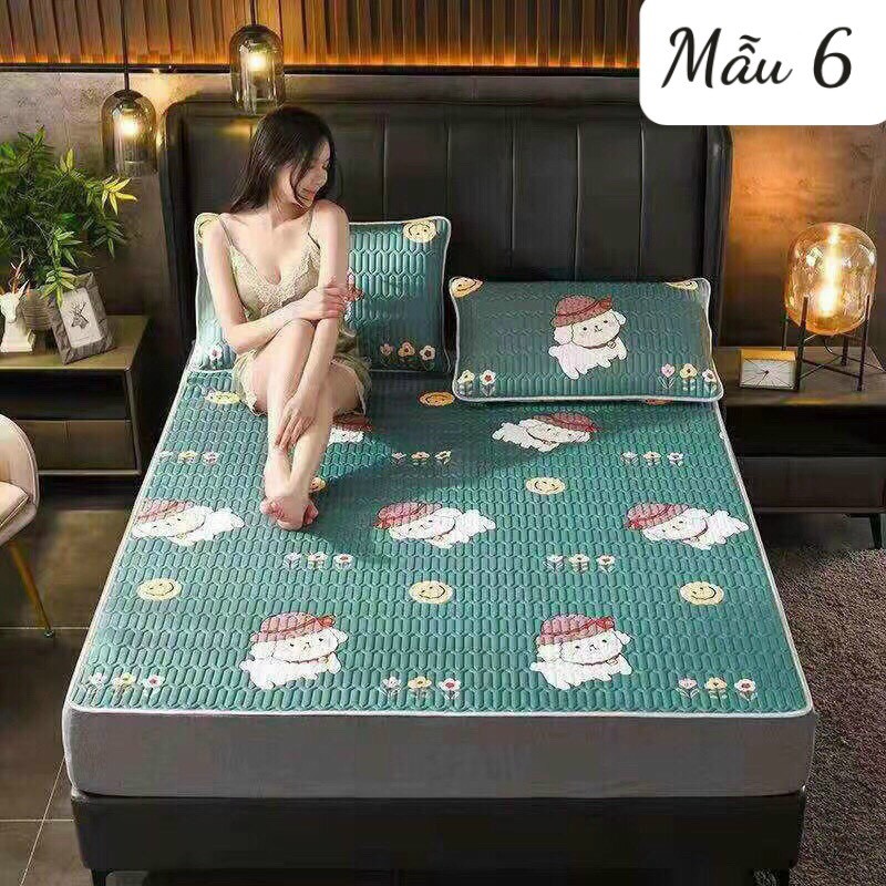 CHIẾU ĐIỀU HÒA 5D MÁT LẠNH-100% HÀNG CHUẨN -CHIẾU CAO SU NON. CHIẾU HÀNG LOẠI 1