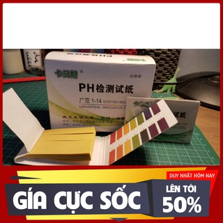 Combo 20 tệp giấy quỳ tím đo độ ph ts20