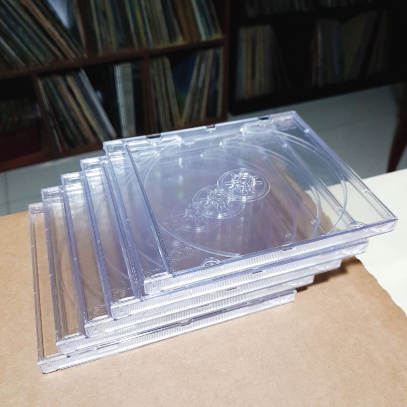 ☸☏5 Vỏ hộp đựng đĩa CD mica Case brand new cứng chất lượng cao