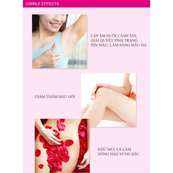 Kem Trị Thâm EELHOE Dưỡng Trắng Làm Trắng Vùng Nách, Đầu Gối, Khuỷu Tay Kem làm trắng thân mật Khử Mùi Hiệu Quả Giúp Bạn Có Làn Da Trắng Sáng Và Hồng Hào Như Gái