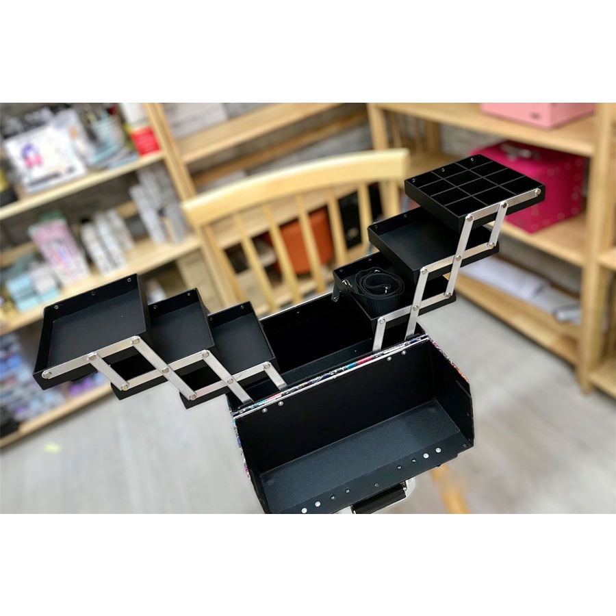 Cốp đựng đồ phun xăm size lớn 3 tầng HAMACA - LS35 đựng dụng cụ phun xăm chuyên nghiệp Lamdep24g