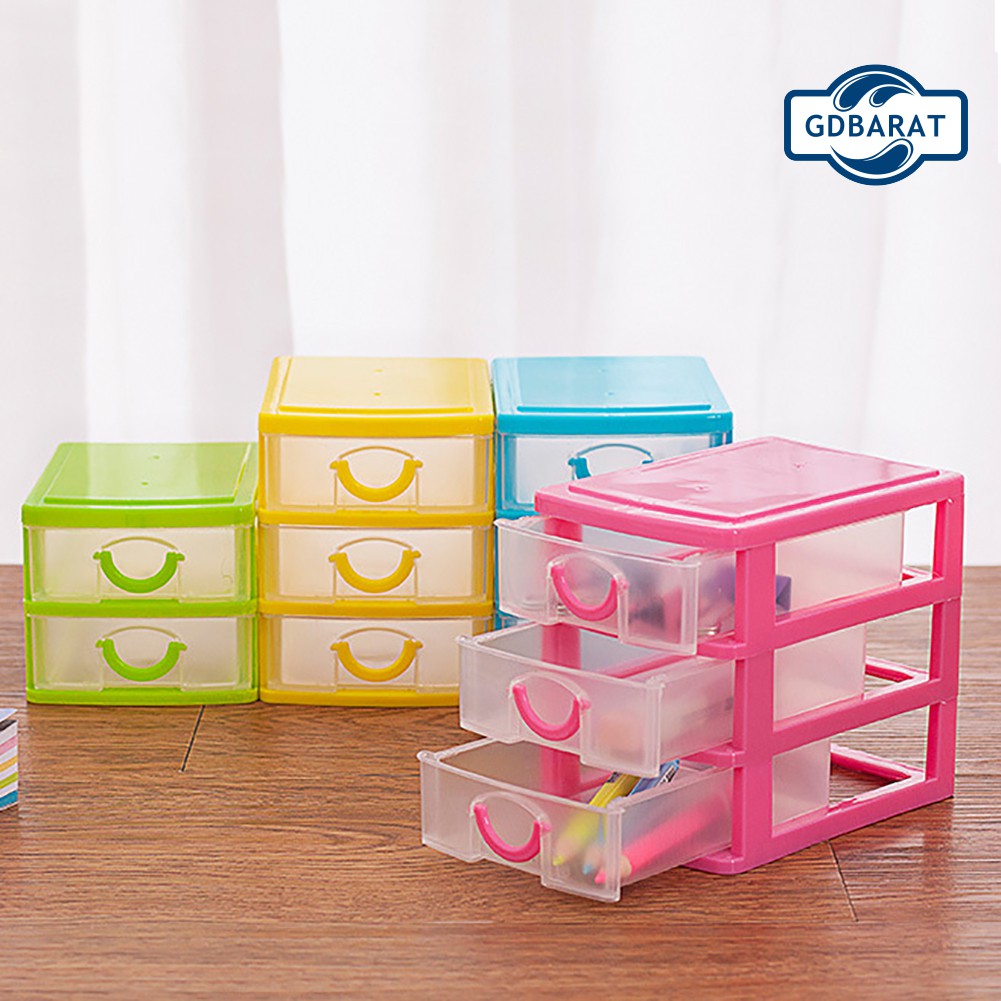 Hộp Đựng Đồ Trang Điểm Nhiều Ngăn Bằng Nhựa Nhiều Ngăn Tiện Dụng