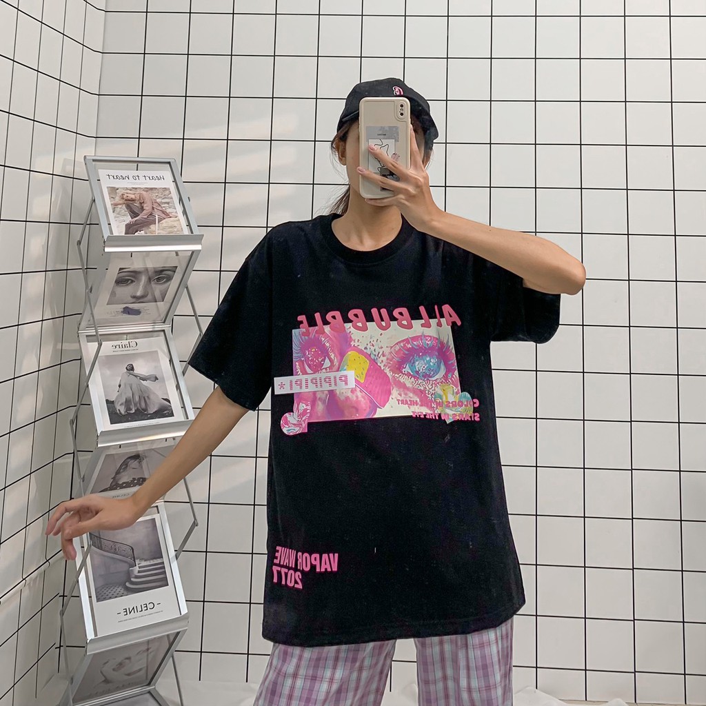 Áo Thun Tay Lỡ Unisex PIPI Vải Tici Form Rộng - Tuni Store