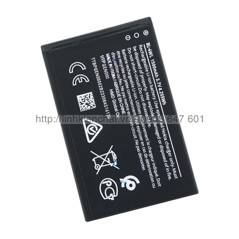 Pin cho Nokia 215 4G TA-1272  1500mAh Zin - Hàng nhập Khẩu