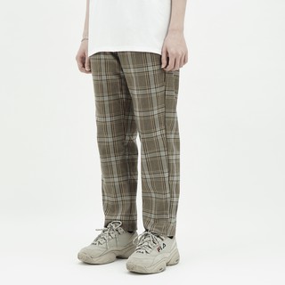 Quần Kẻ Suông Checked Pants 26NAR.A
