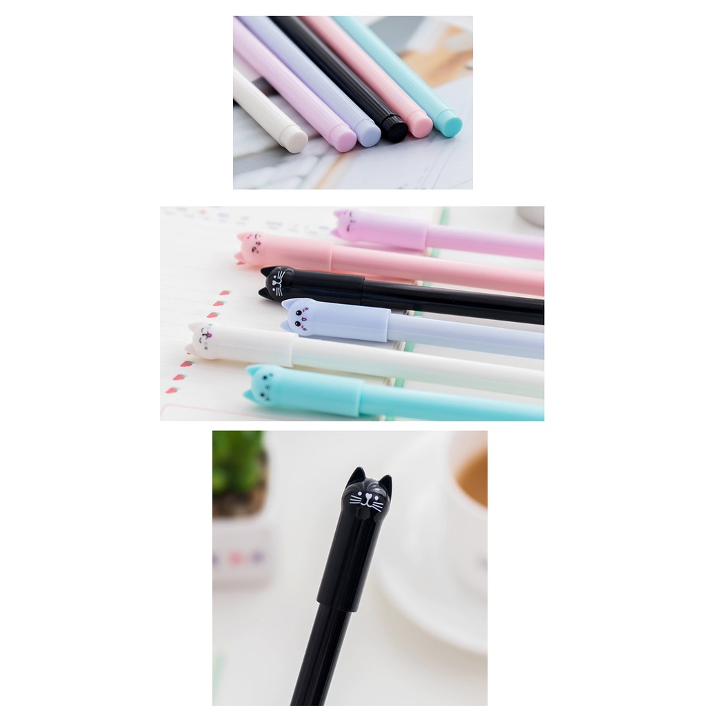 Bút mực gel ngòi bút 0.5cm tạo hình độc đáo dễ thương tiện lợi