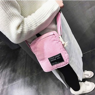 TÚI ĐEO CHÉO NHUNG MINI DỄ THƯƠNG