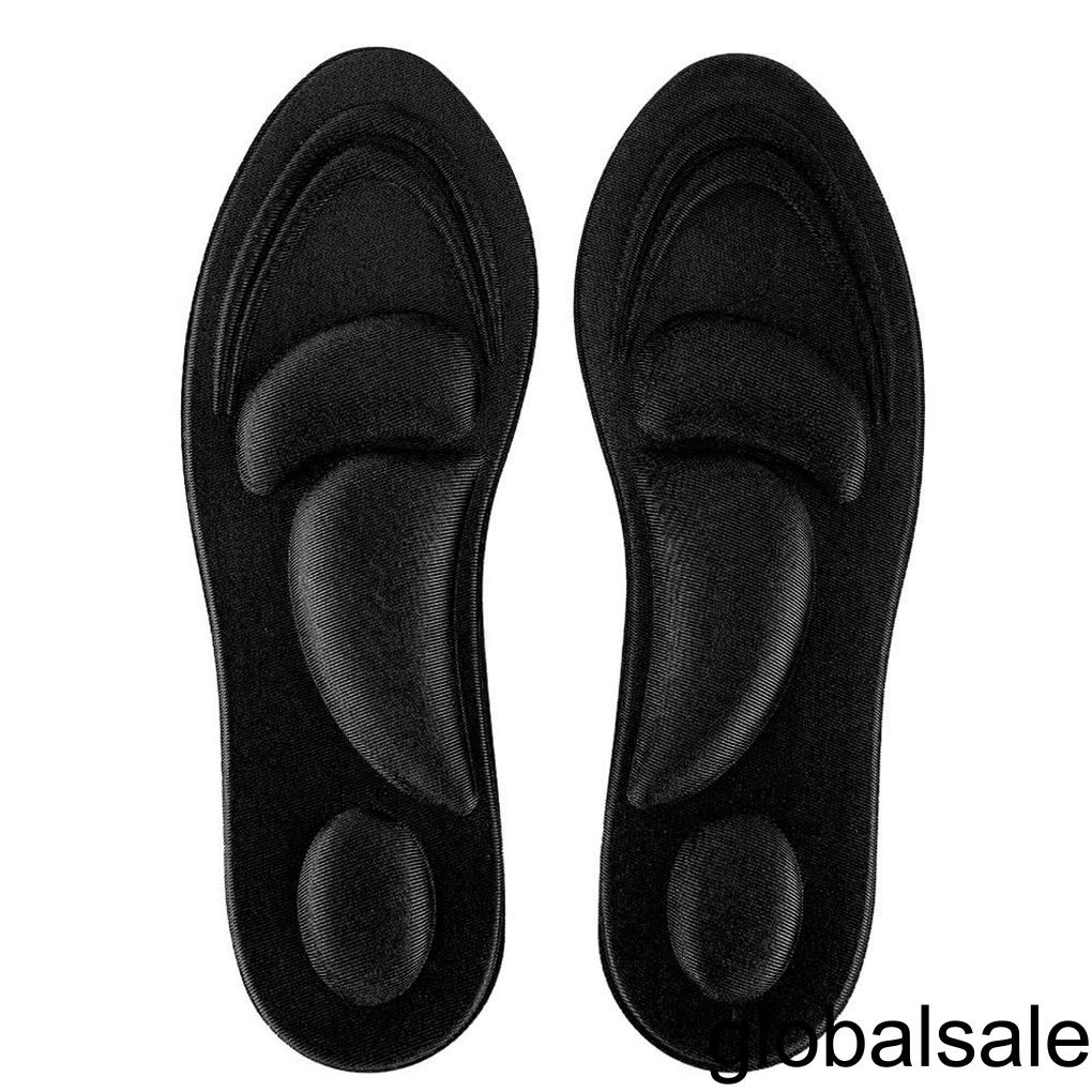 [Global] Massage Insoles Flat Feet Arch Support Memory Foam Men Insole Shoe Pad Moisture Wicking Anti-odor