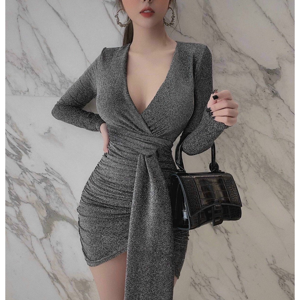 Vải thun kim tuyến co giãn tốt chất ánh nhủ sang