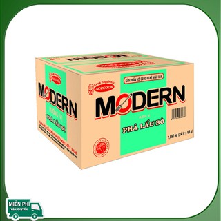 Thùng 24 ly mì modern vị phá lấu bò 66g