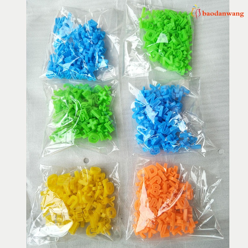 Set 80 đồ chơi xếp hình chữ cái và số bằng nhựa giáo dục sớm cho bé