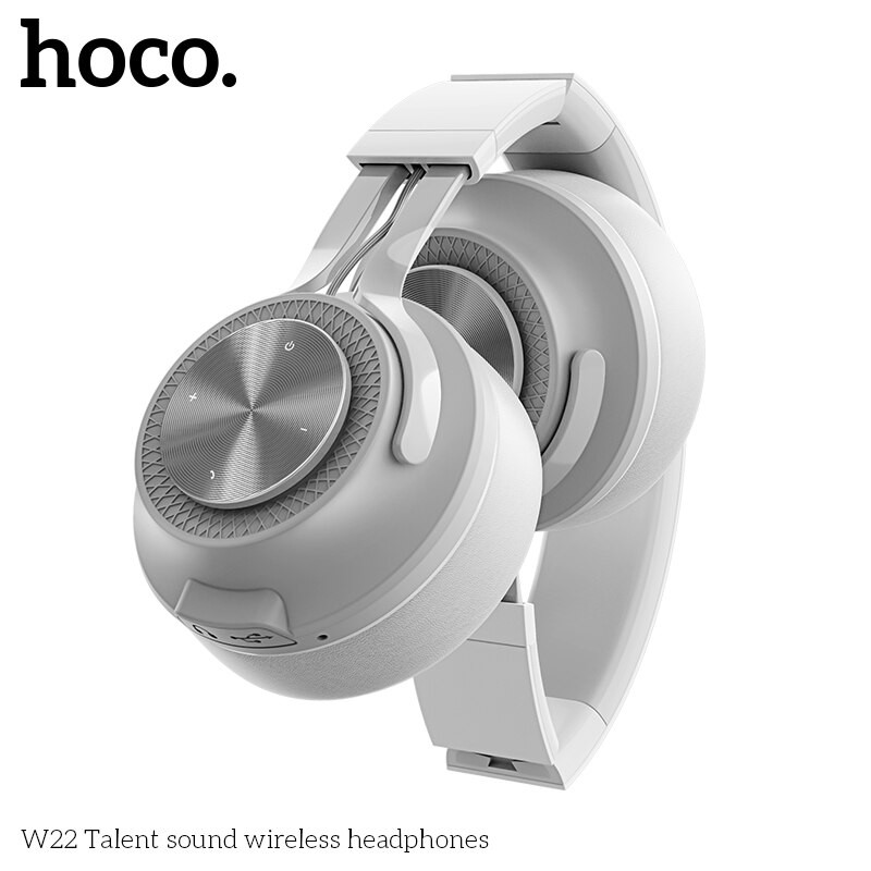 Tai nghe chụp tai HOCO W22 Bluetooth phong cách thể thao tích hợp microphone