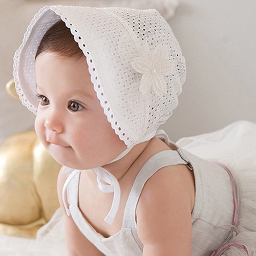 Mũ thời trang chống nắng kiểu công chúa cực đáng yêu cho bé từ 5 đến 24 tháng tuổi