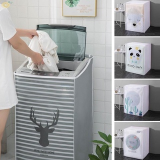 PEVA Dustproof Sun Protection Cover Automatic Drum Washing Machine Waterproof Top Open