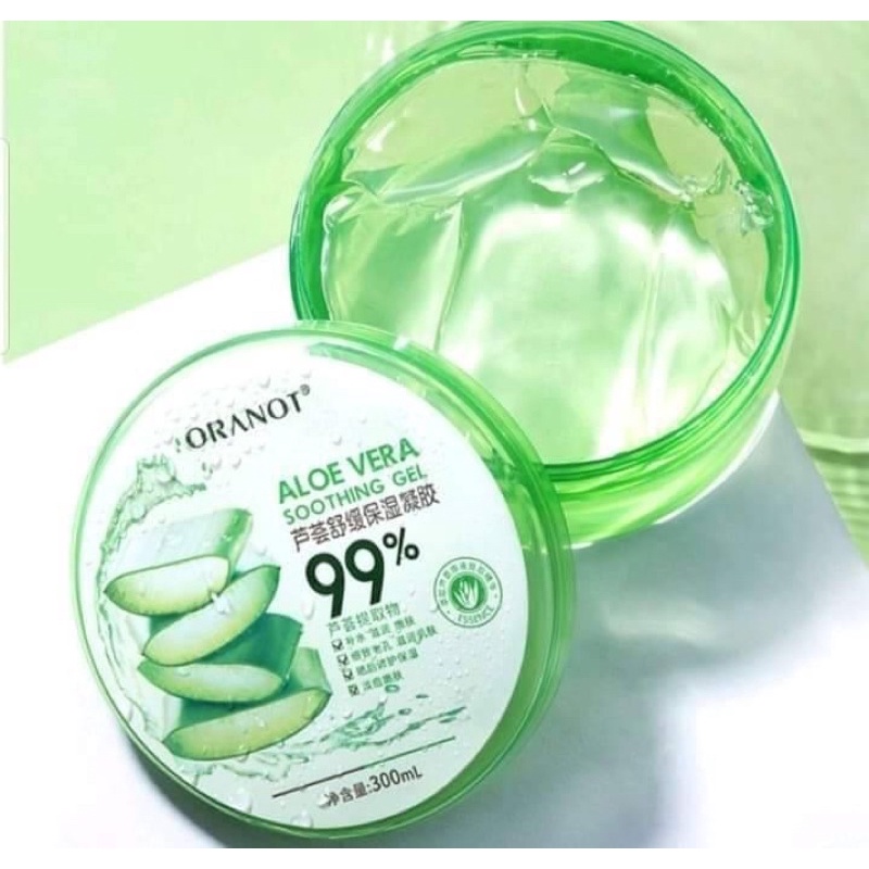 Gel Lô Hội Nha Đam Aloe vera Dưỡng Da Đa Năng , Dưỡng Ẩm Kiềm Dầu, Nâng Tone, Trẻ Hóa Da 99% 300ml