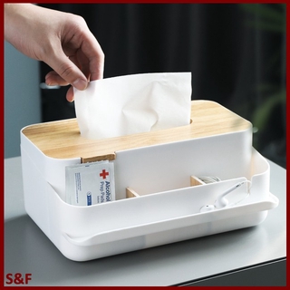 Hộp gỗ đựng khăn giấy đa năng tiện dụng