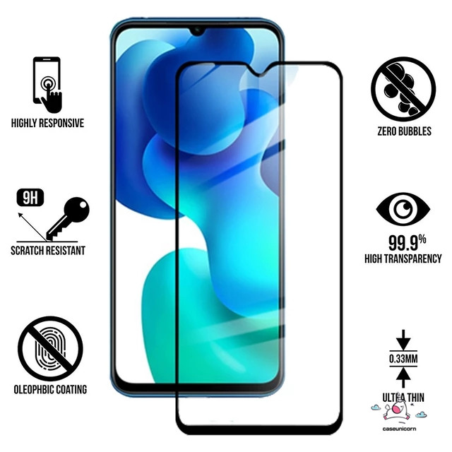 Kính Cường Lực 9h Bảo Vệ Toàn Màn Hình Cho Realme C11 2020 C12 C25Y 6 7 7i C1 C21 C21Y C25s C20A C2 5 5s 5i 6i 8 8pro C3 C20 C12 C17 C11 2021