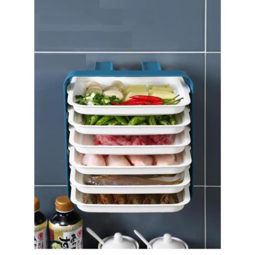 Kệ Nhựa Đựng Thức Ăn Nhiều Tầng Khay Đĩa Nhựa Trong Nhà Bếp | BigBuy360 - bigbuy360.vn