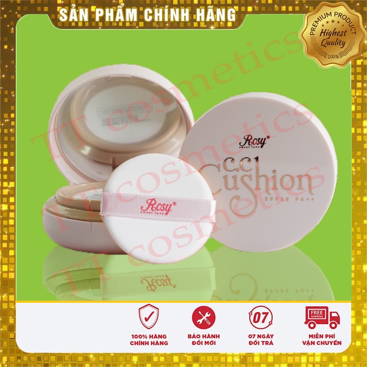 [100% Chính Hãng] phấn nước ROSY CC CUSHION ROSY hộp 20g nhập khẩu hàn quốc