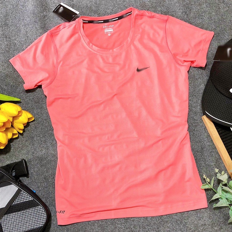 ÁO THỂ THAO NỮ CHẤT LIỆU THUN LƯỚI KIM TẬP GYM, YOGA, CHẠY BỘ