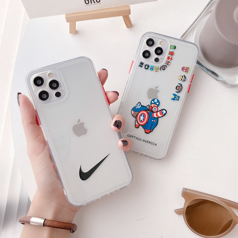 Ốp Điện Thoại Silicone Màu Trơn Đơn Giản Cho Iphone 12 Pro Mini 11 11pro Max X Xs Max Xr 7 8 Plus Se 2020 2 | BigBuy360 - bigbuy360.vn