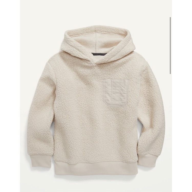 Áo hoodie lông cừu Gap, Old Navy - Trắng