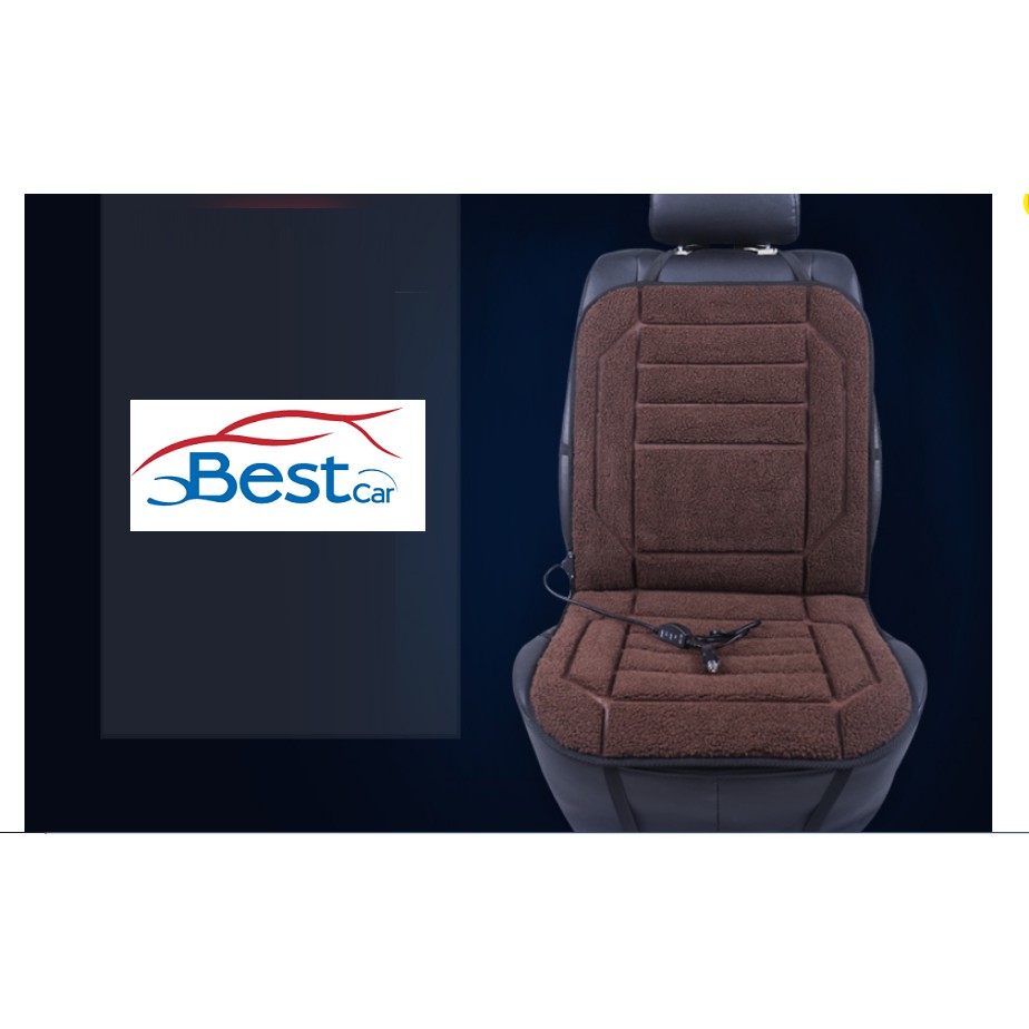 Đệm sưởi đơn ghế ô tô - BestCar - 98x48cm - Màu ngẫu nhiên