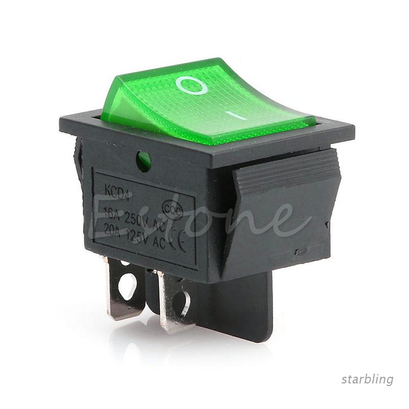 Công Tắc Gạt 4 Chân 2 Vị Trí SPST Cho Tàu Thuyền KCD4