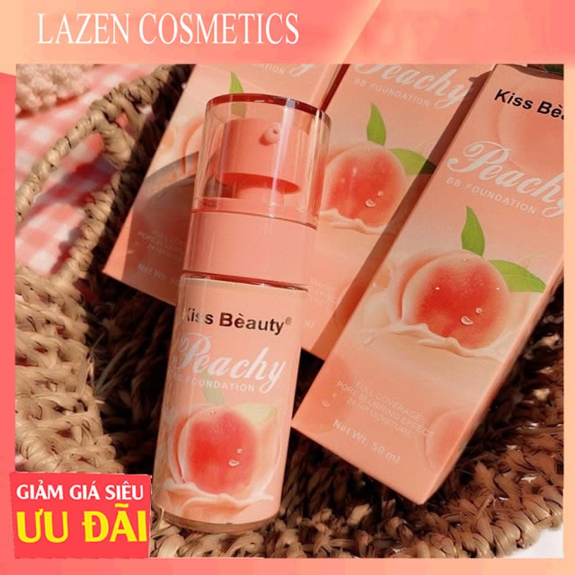 Kem Nền Che Khuyết Điểm Lâu Trôi KISS BEAUTY Peachy 50ml-LAZENCOSMETICS | BigBuy360 - bigbuy360.vn