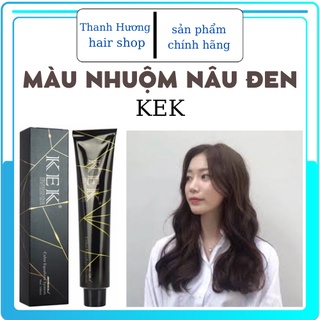 Thuốc Nhuộm Tóc Màu Nâu Đen - Lên Từ Mọi Nền Tóc mau kek 100ml