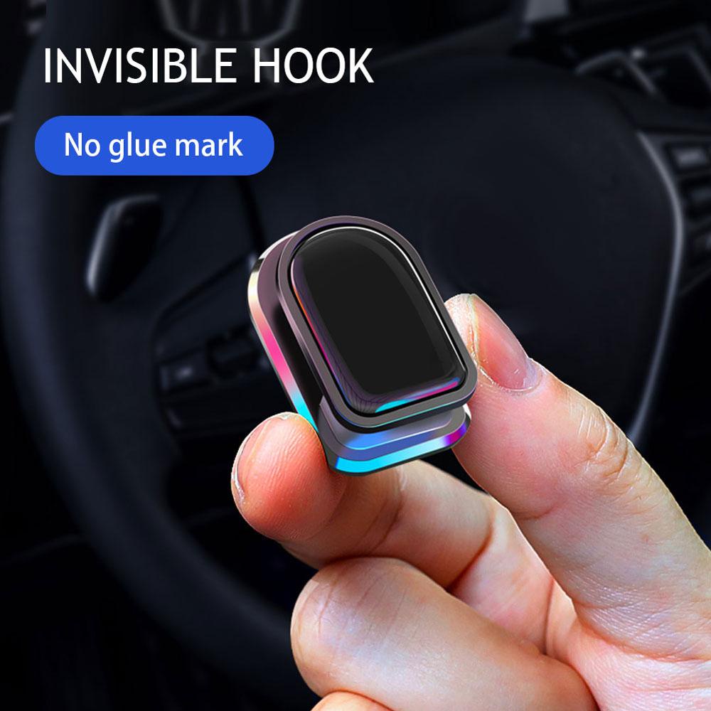 Móc Treo Dây Cáp USB Mini Gắn Cửa Xe Hơi / Treo Túi Xách Vô Hình Sáng Tạo