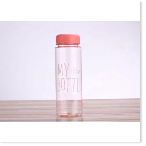 Bình nước ⛔GIÁ SỈ⛔ Bình nhựa đựng nước hình tròn My Bottle cao cấp 500ml (ko túi) 8203