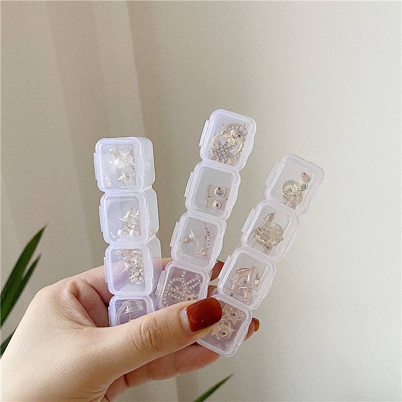 Hộp Đựng Trang Sức Trong Suốt 28 Ngăn Tiện Dụng