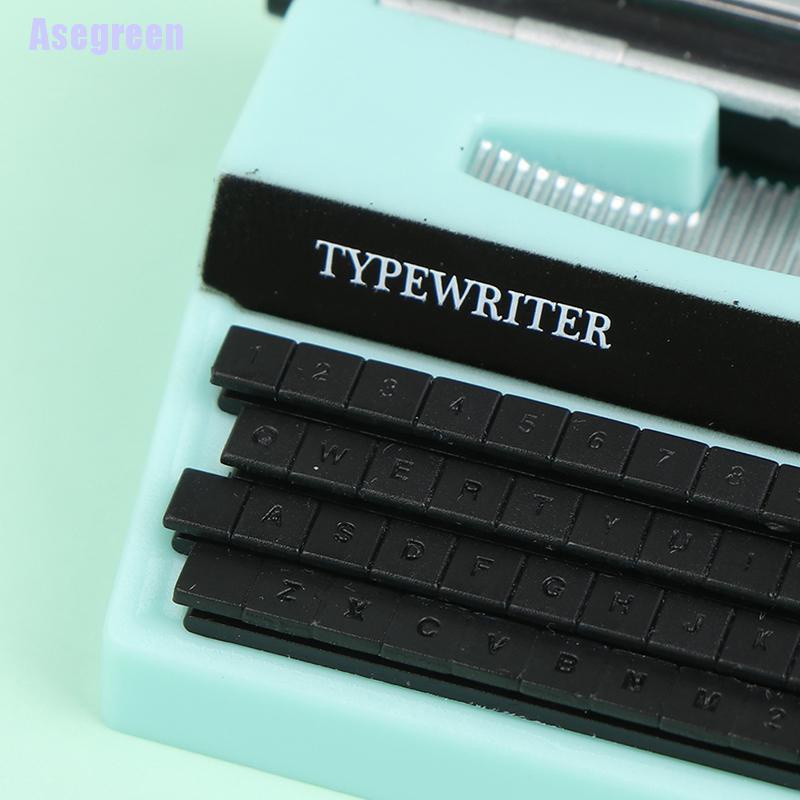 Mô Hình Máy Đánh Chữ Mini Tỉ Lệ 1: 12 Trang Trí Nhà Búp Bê