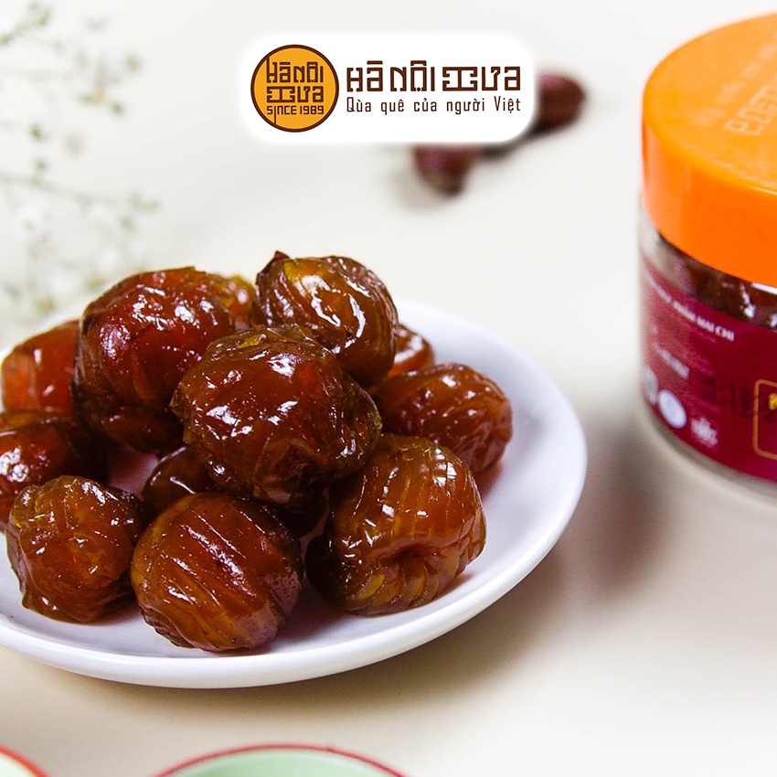 Xí muội ô mai mận dẻo chua cay Hà Nội Xưa vị dẻo, chua, cay, đồ ăn vặt thơm ngon đậm vị - hộp 180g 250g