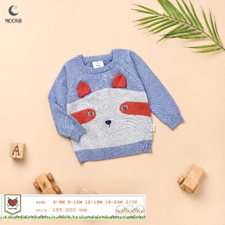 Áo len lông cừu dày dặn hãng Moon