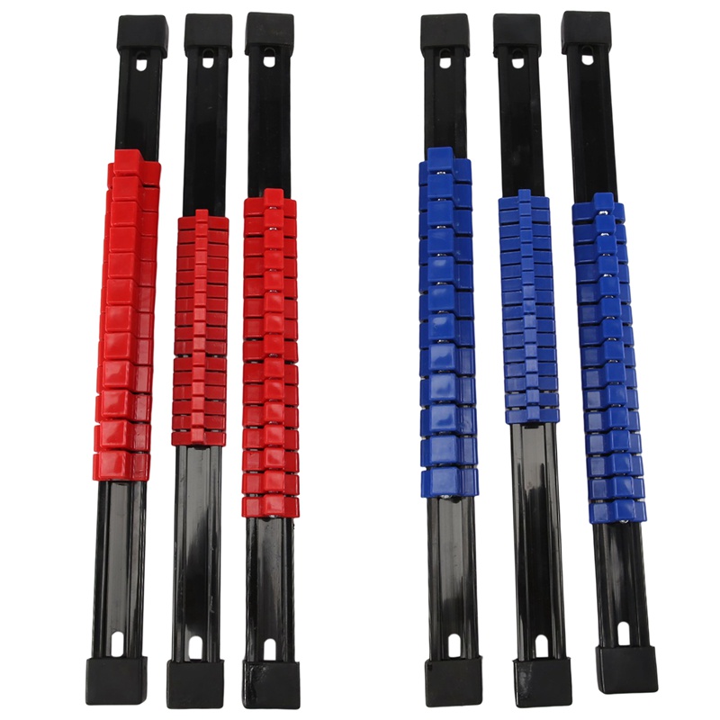 Set 6 Kẹp Ổ Đĩa 1 / 4 inch Drive x 32 Bằng ABS 3 / 8 inch Drive x 30 1 / 2 inch Drive x 24