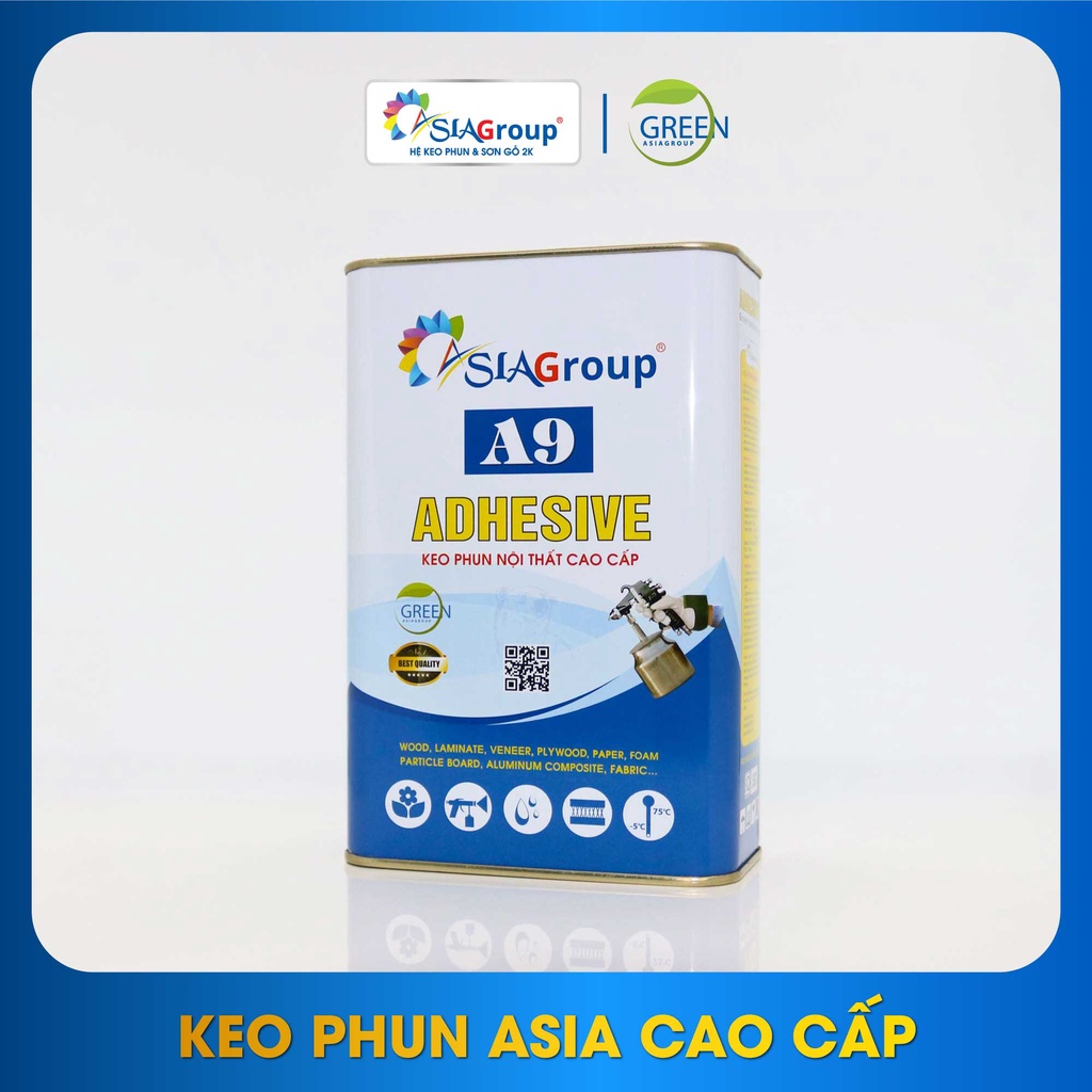 Keo phun ASIA A9 - Lon 3KG