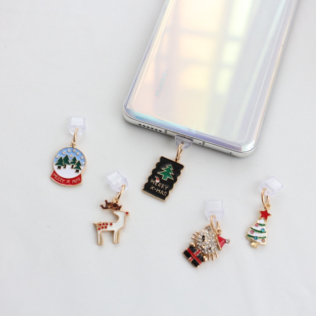 Ốp Điện Thoại Chống Bụi Hình Cây Thông Giáng Sinh Cho Huawei